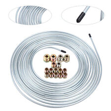 316 25 Ft Steel Brake Line Tubing Coil And Fitting Kit - With 16 Fittings