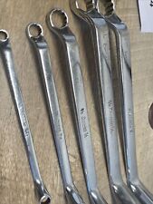 Snap On Xo605 5-pc 12-point Sae Flank Drive 60 Deep Offset Box Wrench Set