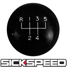 Black Ol Skool Shift Knob 5 Speed Manual Short Throw Gear Selector Vw 12x1.5