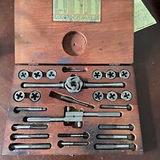 Vintage Dunlap Tap Drill Die Set Used Machine Shop Equipment - Made In Usa