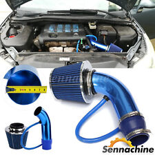 Car Cold Air Intake Filter Induction Kit 3 Pipe Aluminum Power Flow Hose System