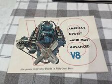 1953 Buick V8 Engine Brochure Roadmaster Super Special Wagon Excellent Original