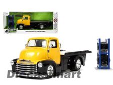Jada 124 Just Trucks With Extra Wheels 1952 Chevy Coe Flatbed Yellow 33848 New