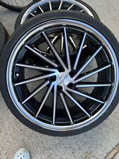 22 Inch Rims And Tires Used Giovanna One Damaged Rim