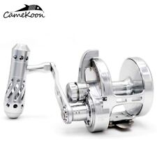 Camekoon 88lb Lever Drag Conventional Jigging Reel For Saltwater Casting Fishing