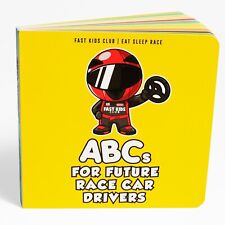 Abcs For Future Race Car Drivers Alphabet Book Car Auto Parts Kids Board Book