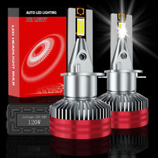 H1 Led Headlight Bulbs High Low Beam Super Bright 6700k 40000lumens 120w X2