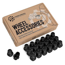 20pc Oem Black Mag Lug Nuts W Washer 12x1.5 For Stock Toyota Lexus Wheels