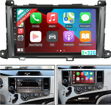 For 2011-2014 Toyota Sienna Android 11 Carplay Car Radio Fm Gps Navi Mp5 Player