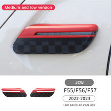 For Mini Cooper F55 F56 F57 2020-2023 Car Side Scuttles Lamp Cover Trim Abs Jcw