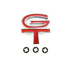 68 Ford Mustang Gas Cap Emblem Gt Red