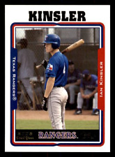 2005 Topps 302 Ian Kinsler Texas Rangers Rc