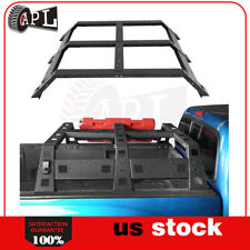 Steel High Bed Ladder Rack Roof Rear For 2005-2021 Toyota Tacoma Pickup Truck