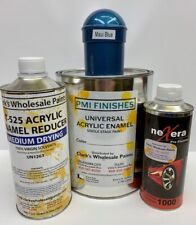 Maui Blue Gallon Kit Single Stage Acrylic Enamel Car Auto Paint Kit