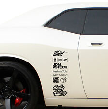 8in1 Jdm Eat Sleep Daily Driven Drift Race Stance Car Window Vinyl Sticker Decal