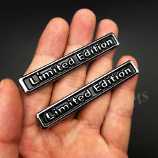 2x Metal Limited Edition Car Trunk Fender Door Emblem Badge Decals Sticker