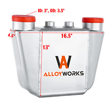 Uniervsal Air To Water Intercooler Aw Inletoutlet 3.5 Liquid 16.5x13x4.5