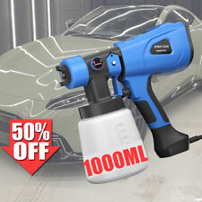 1000ml Electric Paint Sprayer Hvlp High Pressure Spray Gun Home Car Diy Painting
