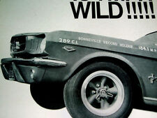 1965-1966 Mustang 1967 Original Et Wheel Ad Shelbycobragt289427hoodbumper