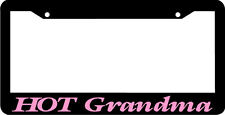 Hot Grandma Pink License Plate Frame