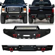 Luywte Front Rear Bumpers Fits 2008-2010 Ford F250f350 Super Duty