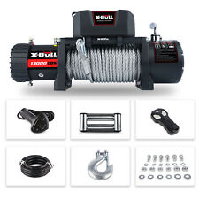 X-bull Electric Winch 13000lbs Winch 12v Steel Cable Towing Truck Off-road 4wd