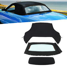 For Ford Thunderbird 00-05 Convertible Top With Heated Glass Window Black