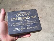 1930s Antique Ford Auto Tin Box Road Bulb Kit Vintage Chevy Ford Hot Rat Rod 32