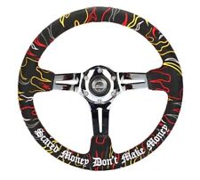 New Nrg Ryan Litteral V3 Steering Wheel 350mm Deep Dish Rst-018ch-rlb
