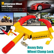 Anti-theft Wheel Lock Clamp Tire Parking Boot For Car Truck Suv Trailer Locking