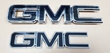 Gm Grille Tailgate Emblem Black Chrome For 2015-19 Gmc Sierra 1500 2500hd 3500hd