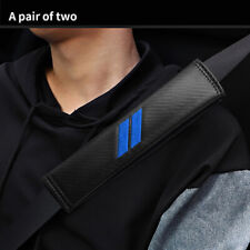 2pcs Blue Safety Seat Belt Shoulder Pads Covers For 2008-2023 Dodge Challenger