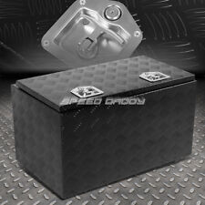 30x18x16 Black Aluminum Pickup Truck Trunk Bed Tool Box Trailer Storagelock