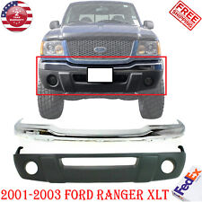 New Front Bumper Chrome Steel Lower Valance For 2001-2003 Ford Ranger Xlt