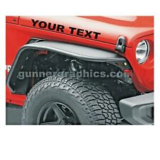 Fits Jeep Hood Decals Custom Made Fits Wrangler  Renegade 2 Decals
