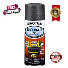 Black Rust-oleum Automotive Trim And Bumper Matte Spray Paint 11 Oz