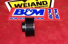 Nos Weiand 142 144 177 Bm 144 174 Blower Supercharger 2.50 6-rib Pulley