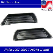 Pair Of Fog Lamp Light Covers Right Left Set For 2007 2008 2009 Toyota Camry