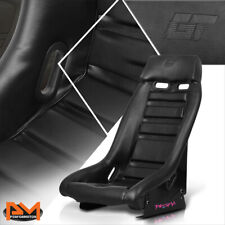Nrg Innovations Pri-100bk-midnight Vegan Leather Fixed Back Bucket Racing Seat