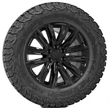 Chevy 20 Black Platinum Wheels Bfg Tires For Silverado Tahoe Suburban Tpms Lugs