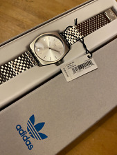 Adidas Mens Process M1 Z0219210 All Silver Watch Nwt 100