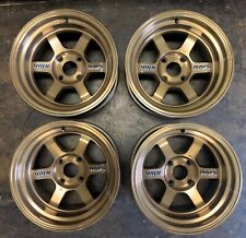 Bronze Rota Wheels 15x9in Grid Classic Model Rims -- Set Of 4