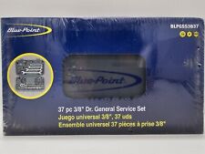 Blue-point 37 Pc 38 Drive Sae Metric General Service Socket Set Blpgss3887 New
