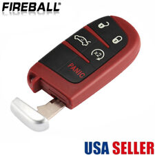 Key Fob Cover Shell Case For Dodge Charger Challenger Jeep Chrysler Remote Red