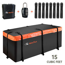 15 Cu.ft. Cargo Carrier Bag Waterproof Hitch Mount Rack Luggage Storage Tail Bag