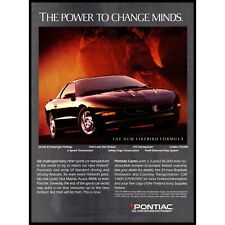 1994 Pontiac Firebird Formula Coupe Sports Car Vintage Print Ad Wall Art Photo