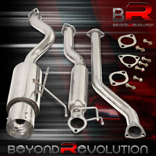 For 2002-2006 Rsx Type-s Jdm 2.5 Piping Catback Exhaust System 4.5 Muffler Tip