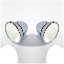 Pair Universal Chrome Bullet Style Gt Racing Side Rear View Door Mirrors