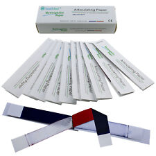 Dental Articulating Papers Double Sided Strips Redblue Thinthink Bite Paper