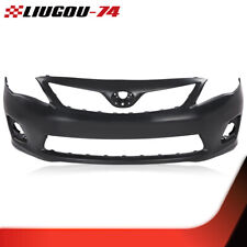 Front Bumper Cover Fit For 2011 2012 2013 Toyota Corolla Base Ce L Le Black